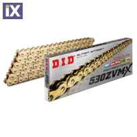 Αλυσίδα κίνησης DID X’ring χρυσή σούπερ ενισχυμένη 530ZVMXGG X 116  0253ZVMXGG116