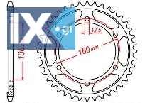 Γρανάζι JT Πίσω JTR500 40 Δόντια 18O500.40