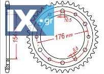 Γρανάζι πίσω JT JTR1340 43 Δόντια 18O1340.43