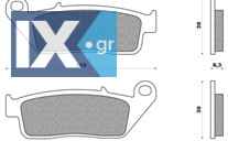 Σετ τακάκια φρένου Εμπρός NEWFREN FD132B HONDA CB 600 F HORNET (98-06) 01FD132B