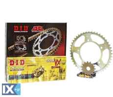 Σετ γρανάζια αλυσίδα DID χρυσή (VXG) γιά YAMAHA FAZER600 (98-03)  17QYFAZ600VXG58