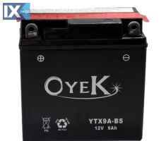 Μπαταρία μοτοσυκλέτας OYEK κλειστού κυκλώματος (YTX9A-BS) 30800809100