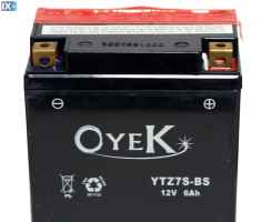 Μπαταρία μοτοσυκλέτας OYEK κλειστού κυκλώματος (YTZ7S-BS) 30800807000