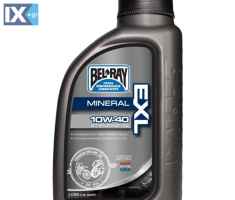 Λάδι κινητήρα (ορυκτέλαιο) μοτοσυκλέτας BEL RAY 99090 EXL 10W-40 MA2 1lt 99090-1L