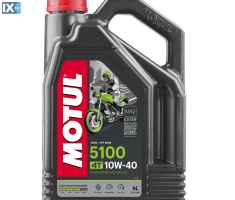 Λάδι κινητήρα μοτοσυκλέτας MOTUL 5100 10W-40 MA2 4L 510010W404L