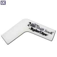 Προστατευτικό κάλυμμα λεβιέ ταχυτήτων μοτοσυκλετών RYDER CLIPS Rubber Shift Sock άσπρο 4080100.w