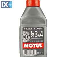 Υγρά φρένων συνθετικά motul DOT 3 & 4 Brake Fluid 500ml motul_dot3_4