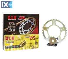 Σετ Γρανάζια-Αλυσίδα κινήσεως DID-JT για Kawasaki KLR 250 `84-`05 - Μαύρη Αλυσίδα X `ring (VX) 17QKKLR250VX54