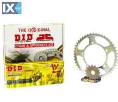 Σετ Γρανάζια-Αλυσίδα κινήσεως DID-JT για Triumph Tiger 955 `01-`04 - Χρυσή Αλυσίδα X `ring (VX G&B) 17QTTG955VXG86