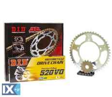 Σετ Γρανάζια-Αλυσίδα κινήσεως DID-JT για Honda CBF 250 `04-`06 - Μαύρη Αλυσίδα O `ring (V) 17QHCBF250V37