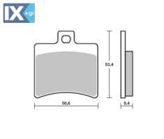 Τακάκια μοτοσυκλετών SBS 152HF SFA298 CITYBLADE125/150 RR,TREVIS125-RR SBS152HF