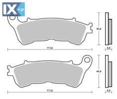 Τακάκια μοτοσυκλετών SBS 192CT FA388 MAXI SCOOTER 125-249CCM SBS192CT