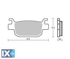 Τακάκια μοτοσυκλετών SBS 193CT FA415 MAXI SCOOTER 125-249CCM SBS193CT