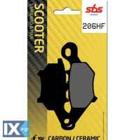 Τακάκια μοτοσυκλετών SBS 206HF FA384 SCOOTER 50-124CCM SBS206HF