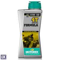Λάδι κινητήρα μοτοσυκλέτας Ημισυνθετικό MOTOREX Formula 15W-50 MA2 1L MTX-UNIOIL-04