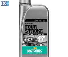 Λάδι κινητήρα μοτοσυκλέτας Ημισυνθετικό MOTOREX 10W-40 MA2 1L MTX-UNIOIL-75