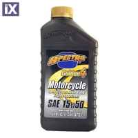 Λάδι κινητήρα μοτοσυκλέτας Ημισυνθετικό SPECTRO GOLDEN 4T 15w-50 MA2 1L 9510303021550-1