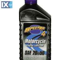 Λάδι κινητήρα (ορυκτέλαιο) μοτοσυκλέτας SPECTRO 4T 20w-50 MA2 1lt 9510604032050-1