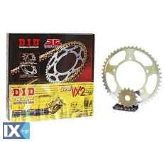 Σετ Γρανάζια-Αλυσίδα κινήσεως DID-JT για KTM Duke 390 '15-'16 Μαύρη Αλυσίδα X 'ring (VX) 17QKT390DVX55