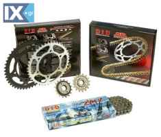 Σετ Γρανάζια-Αλυσίδα κινήσεως DID-JT για Yamaha MT-09 '14-'16 Χρυσή Αλυσίδα X 'ring (ZVM-X G&G) 17QYMT09ZVMXGG65