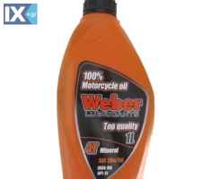 Λάδι Κινητήρα (ορυκτέλαιο) Μοτοσυκλέτας WEBER 4T 20W-50 MA2 1lt WEB20W50SJ1L
