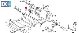 Κάλυμμα Εξάτμισης  HONDA SH300 18381-KTW-900
