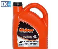 Λάδι Κινητήρα Μοτοσυκλέτας Ημισυνθετικό WEBER 10W-40 MA2 4lt WEB10W40SJ4L