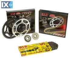 Σετ Γρανάζια-Αλυσίδα Κινήσεως DID-JT Honda NC 700X '12-'13 Μαύρη Αλυσίδα X 'ring (VX) 17QHNC700VX63