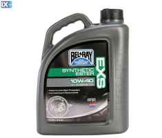 Λάδι κινητήρα μοτοσυκλέτας συνθετικό BEL RAY 99161 EXS 10W-40 MA2 4L 99161-B4LW