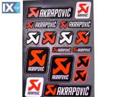 Αυτοκόλλητα Akrapovic Καρτέλα  STC01