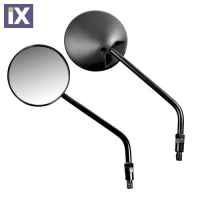 Σετ Καθρέπτες Lampa Moto Classic M10X1,25 Μαύροι 9049.0-LM