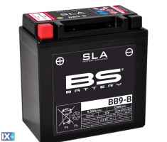 Μπαταρία Μοτοσυκλέτας κλειστού κυκλώματος SLA BS BATTERY BB9-B ( YB9-B ) 9.5Ah BS-BB9BFA