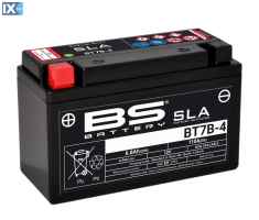 Μπαταρία Μοτοσυκλέτας SLA BS Battery BT7B-4 ( YT7B-4 ) 6.8Ah BS-BT7B4FA