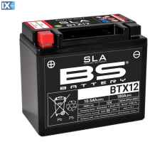 Μπαταρία Μοτοσυκλέτας SLA BS Battery BTX12 ( YTX12-BS ) 10.5Ah BS-BTX12FA