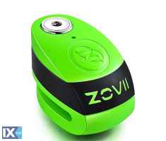 Κλειδαριά Δισκοφρένου Zovii ZD6 Με Συναγερμό Πράσινη 222-00-311612