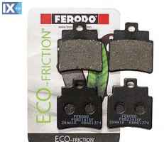 Εμπρός Τακάκια Ferodo Eco Friction Για SYM GTS/JOYMAX 250/300 FDB2141EF 74FDB2141EF